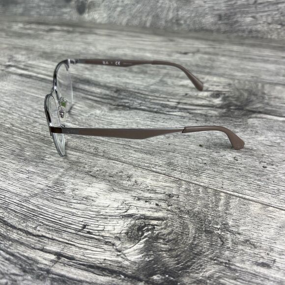 Ray-Ban RB 6365 2531 Eyeglasses 51 17 145mm Polished Taupe Metal FRAMES ONLY - Picture 2 of 15